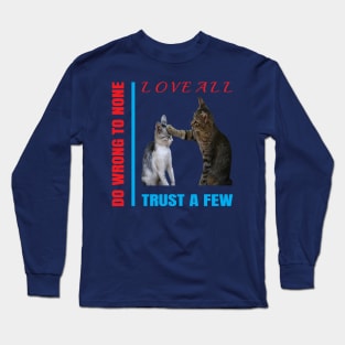 Love All Trust A Few Cute Design Long Sleeve T-Shirt